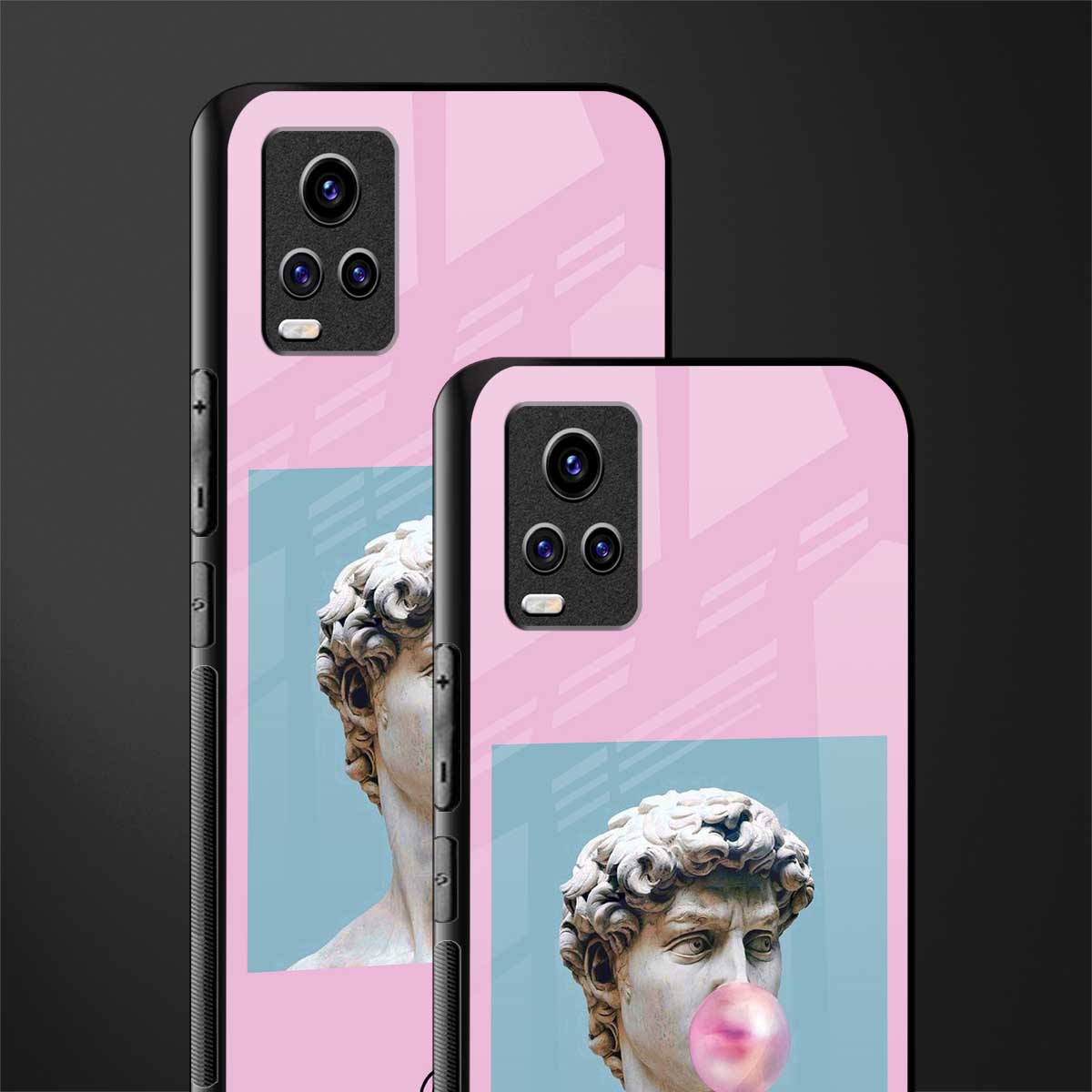 dope david michelangelo glass case for vivo v20 image-2