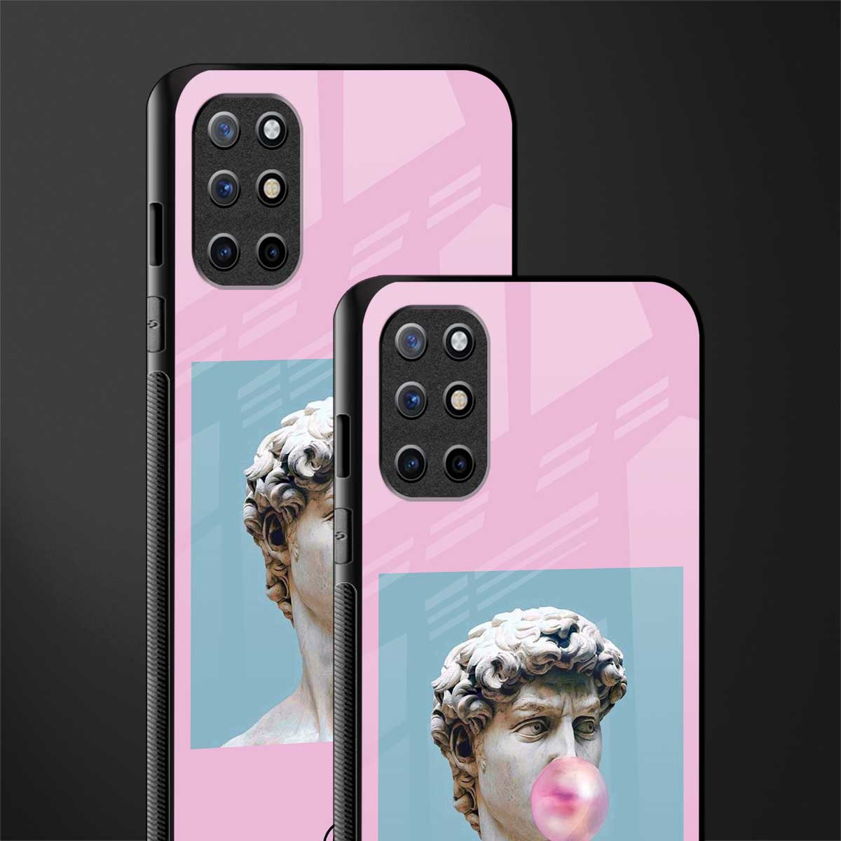 dope david michelangelo glass case for oneplus 8t image-2