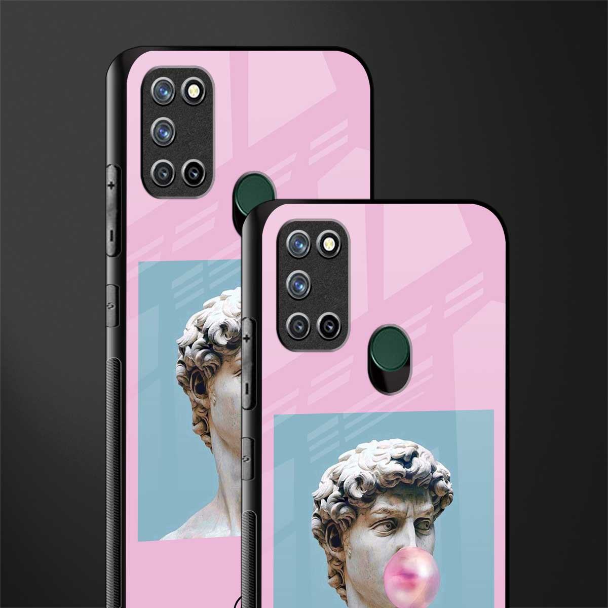 dope david michelangelo glass case for realme 7i image-2