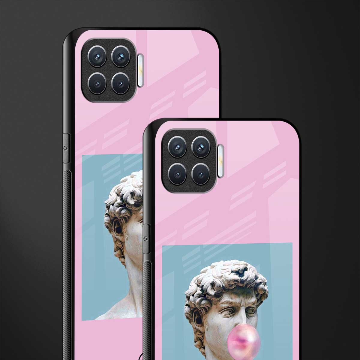dope david michelangelo glass case for oppo f17 image-2