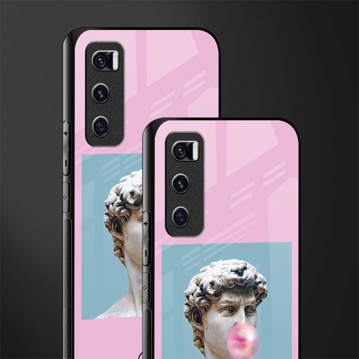 dope david michelangelo glass case for vivo v20 se image-2