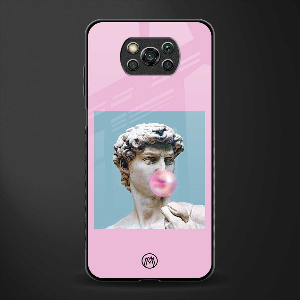 dope david michelangelo glass case for poco x3 image