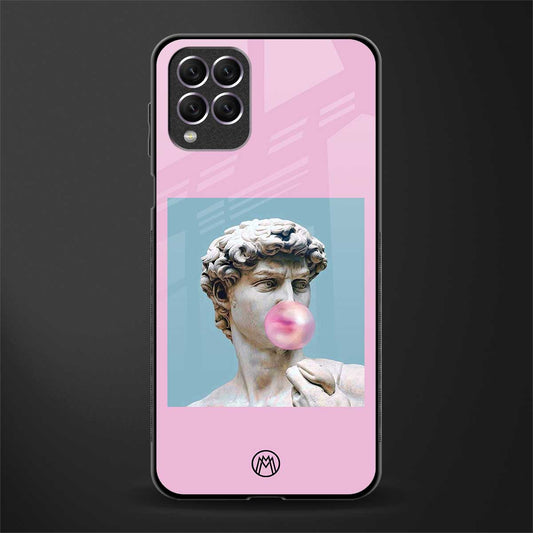 dope david michelangelo glass case for samsung galaxy f62 image