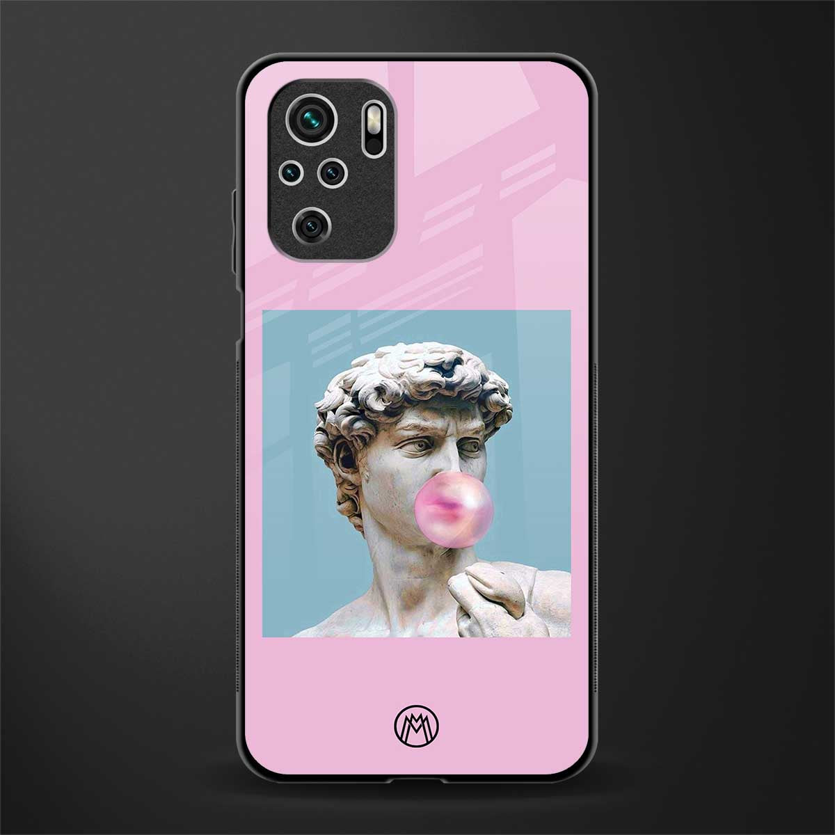 dope david michelangelo glass case for redmi note 10s image