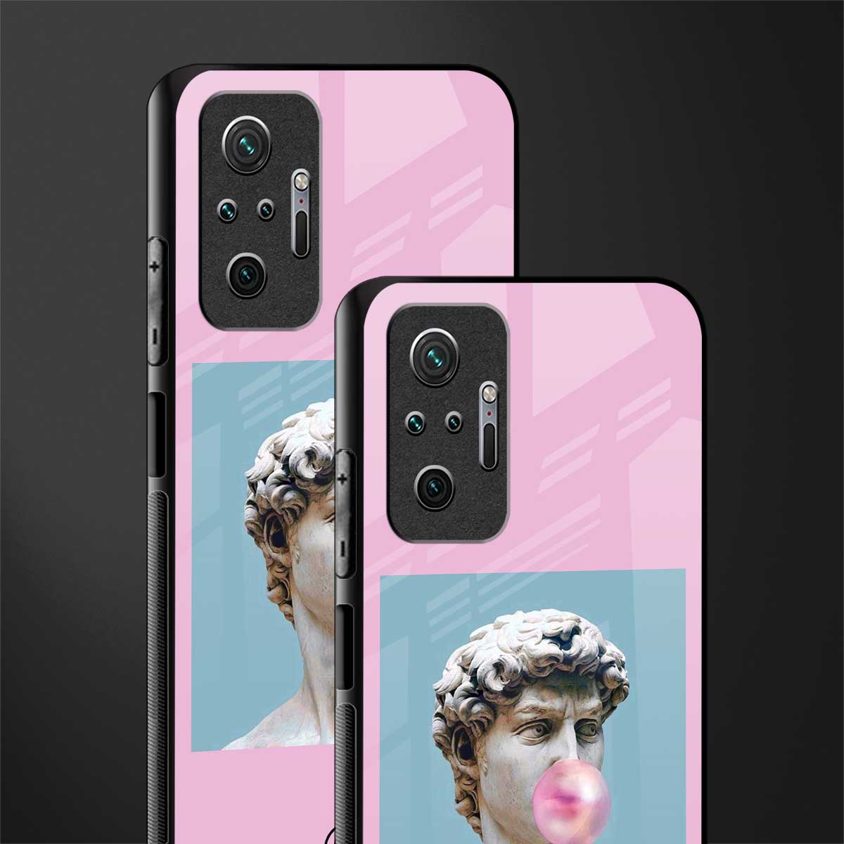 dope david michelangelo glass case for redmi note 10 pro image-2