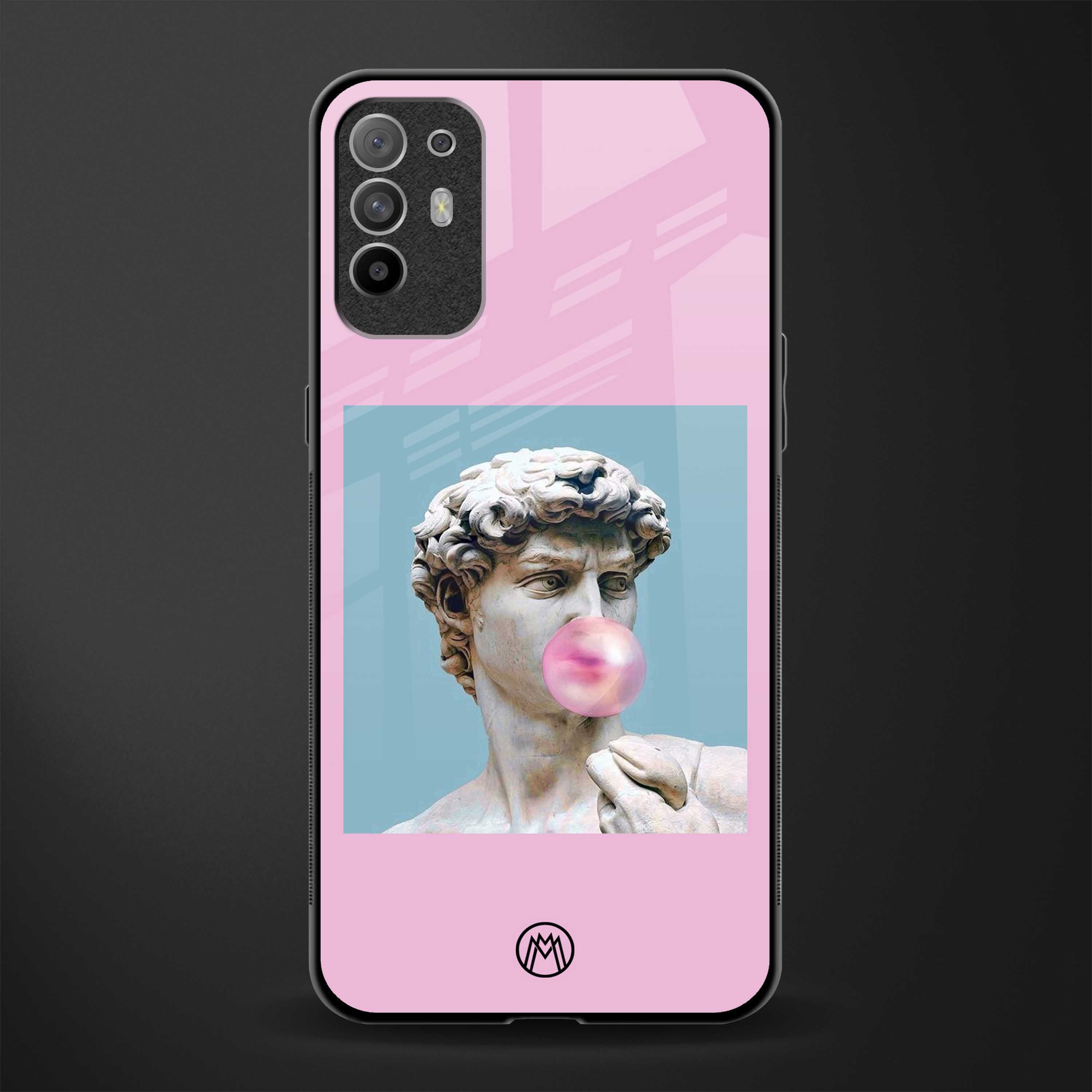dope david michelangelo glass case for oppo f19 pro plus image