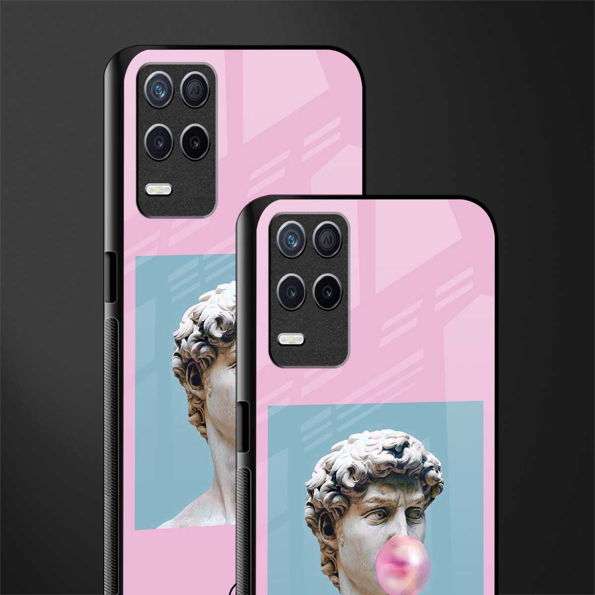 dope david michelangelo glass case for realme 8 5g image-2