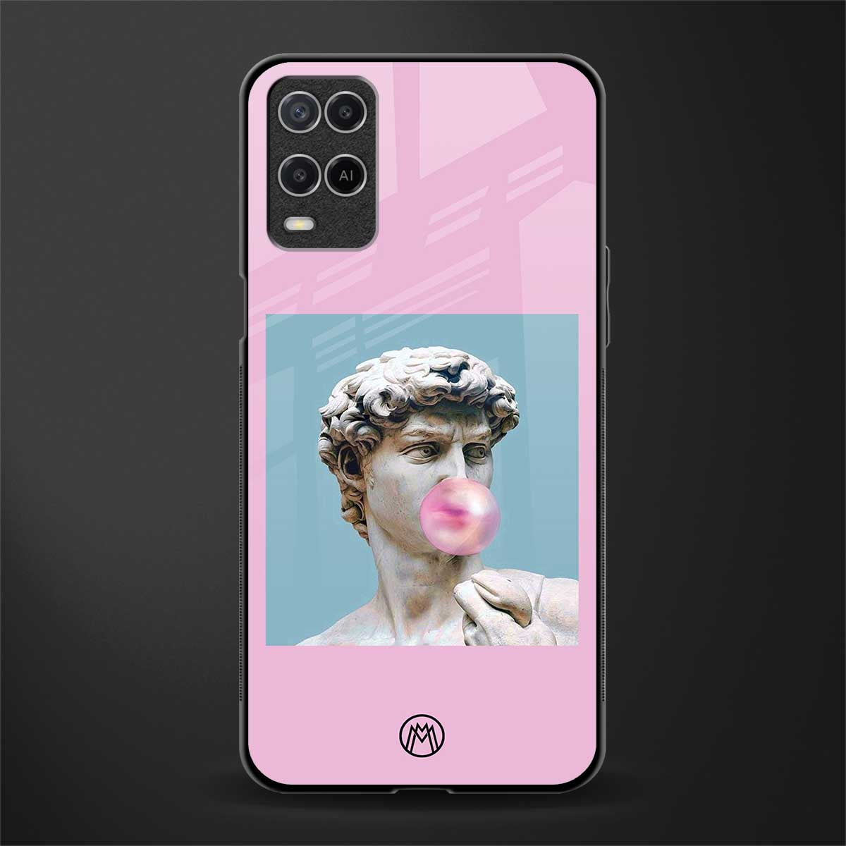 dope david michelangelo glass case for oppo a54 image