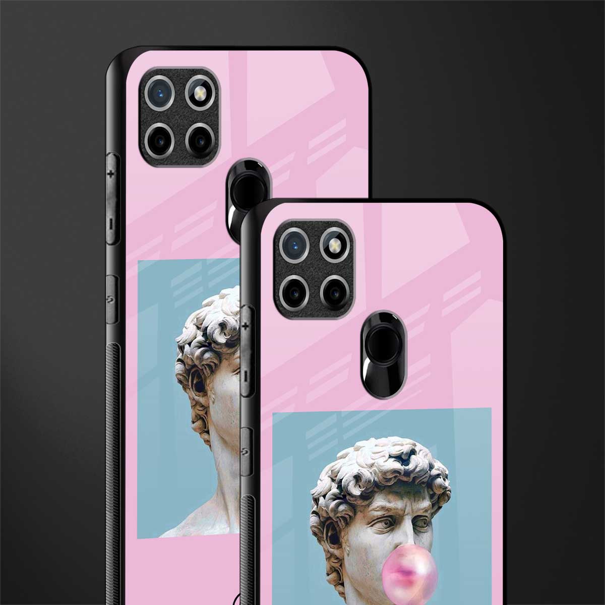 dope david michelangelo glass case for realme c21 image-2