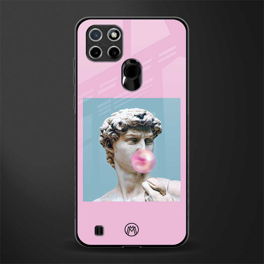 dope david michelangelo glass case for realme c21 image