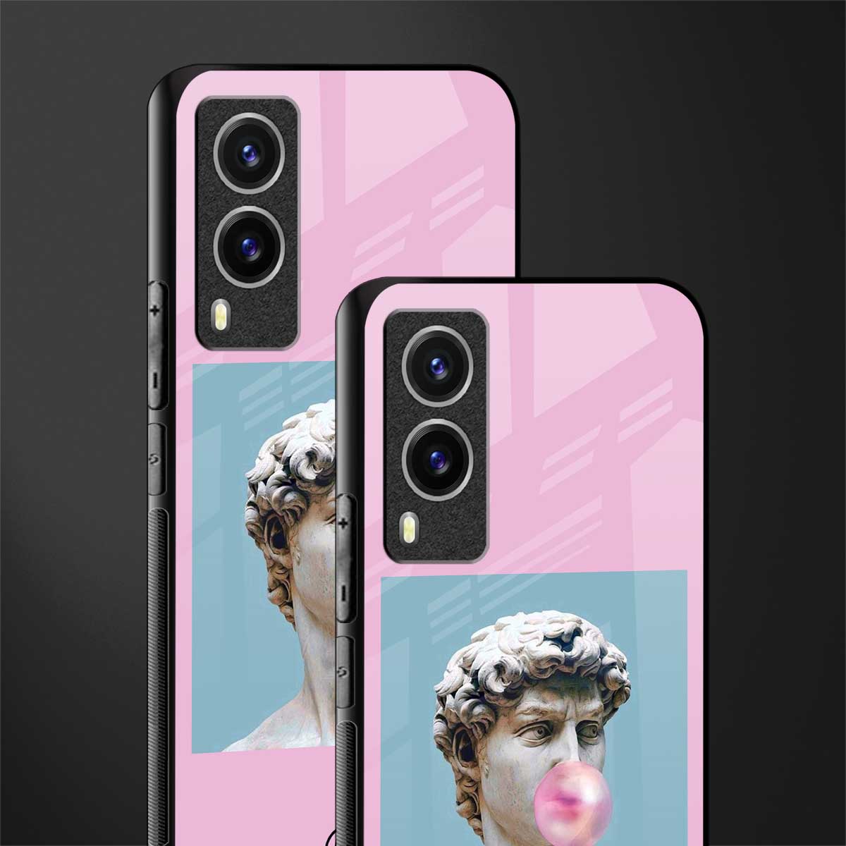 dope david michelangelo glass case for vivo v21e 5g image-2