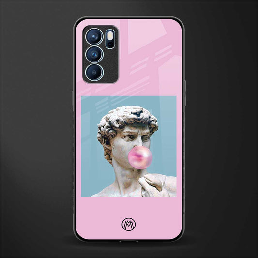 dope david michelangelo glass case for oppo reno6 5g image