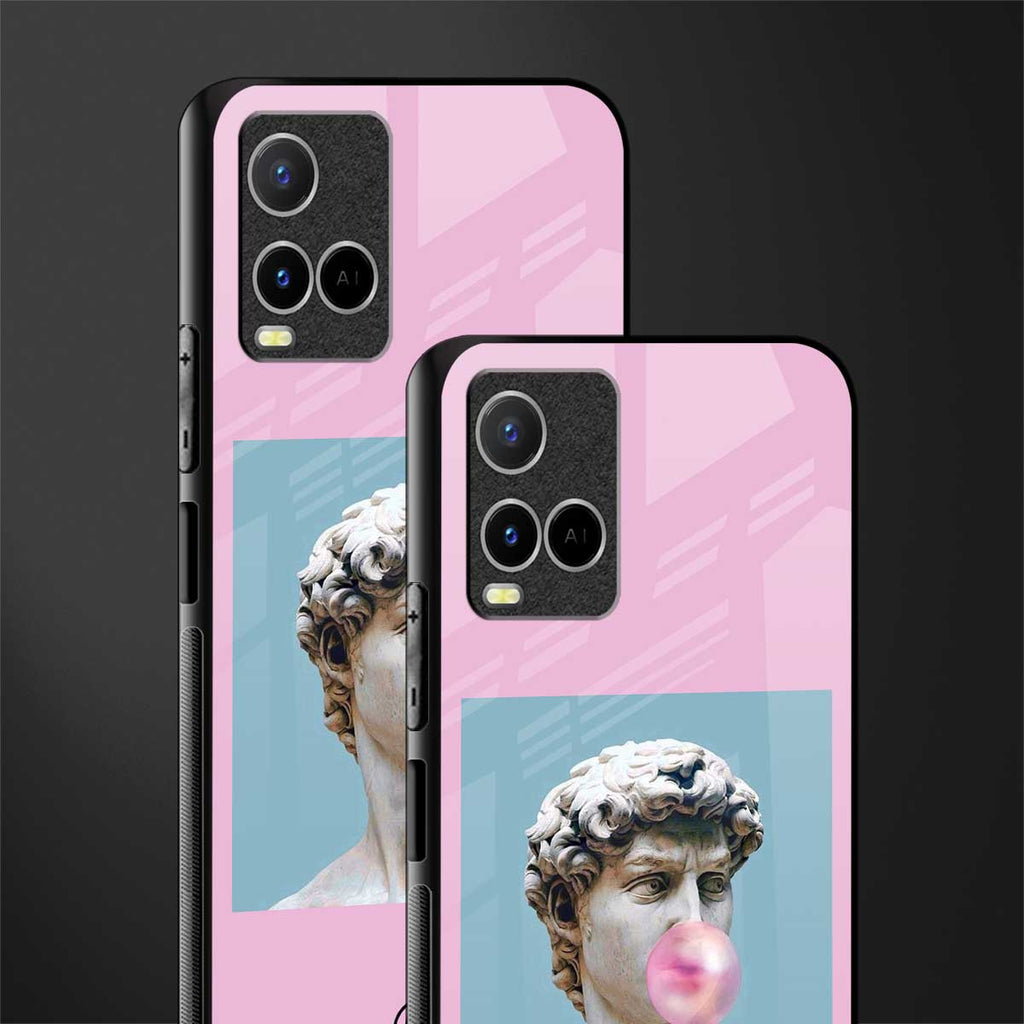 dope david michelangelo glass case for vivo y21s image-2