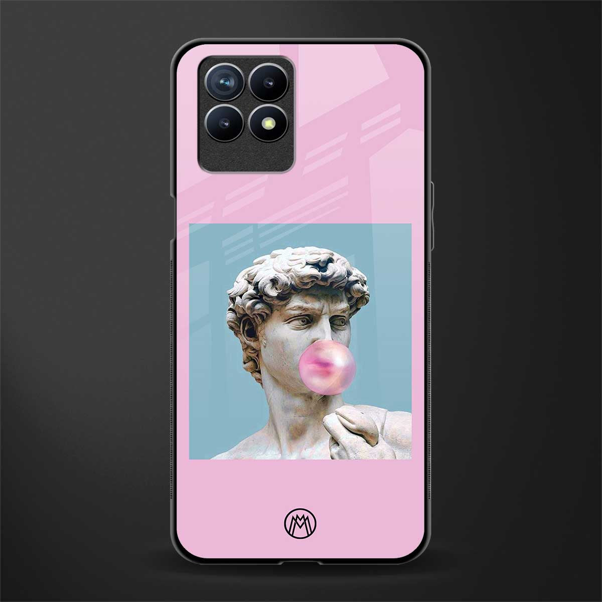 dope david michelangelo glass case for realme 8i image
