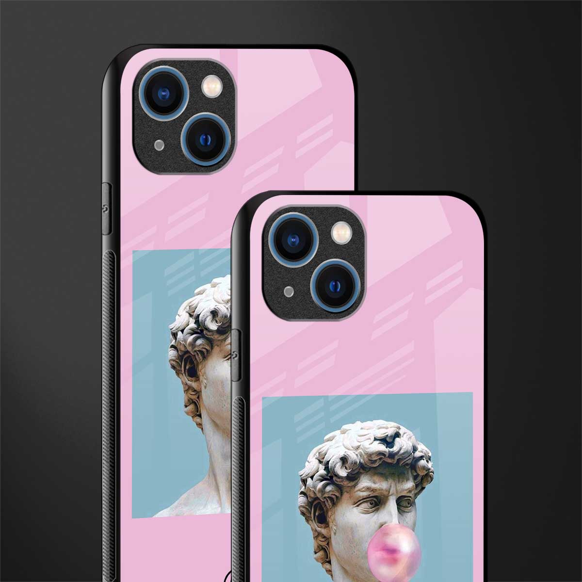 dope david michelangelo glass case for iphone 14 plus image-2