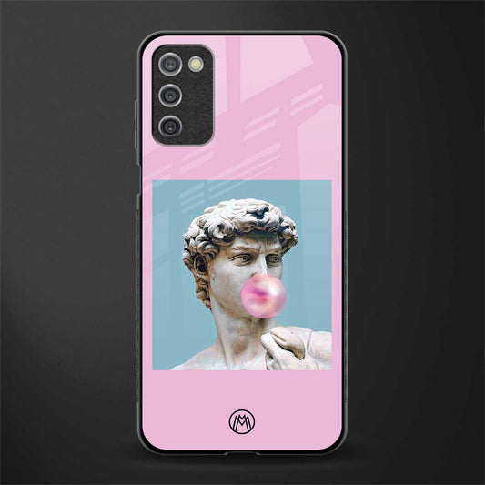 dope david michelangelo glass case for samsung galaxy a03s image