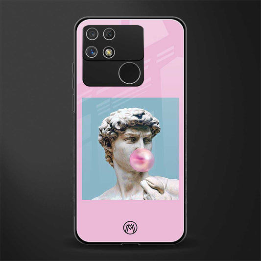 dope david michelangelo back phone cover | glass case for realme narzo 50a