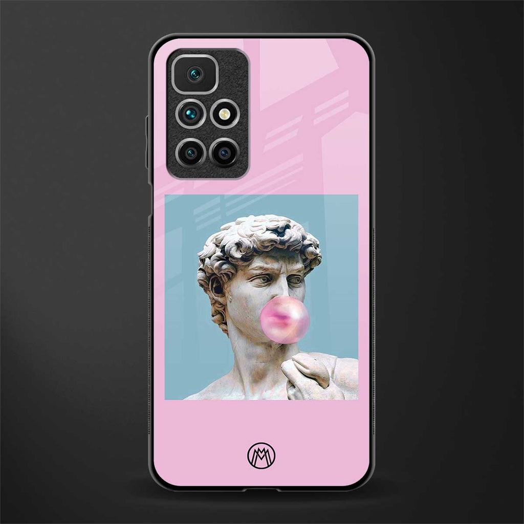dope david michelangelo glass case for redmi 10 prime image