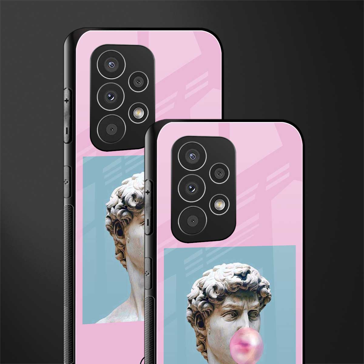 dope david michelangelo back phone cover | glass case for samsung galaxy a23
