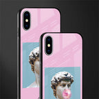 dope david michelangelo glass case for iphone xs image-2