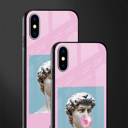 dope david michelangelo glass case for iphone xs image-2