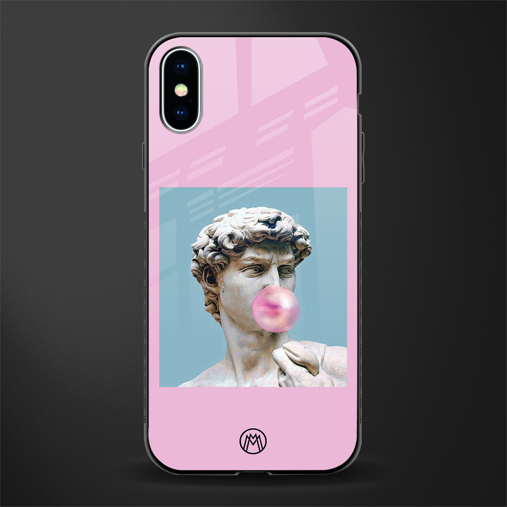 dope david michelangelo glass case for iphone xs image