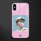 dope david michelangelo glass case for iphone xs image