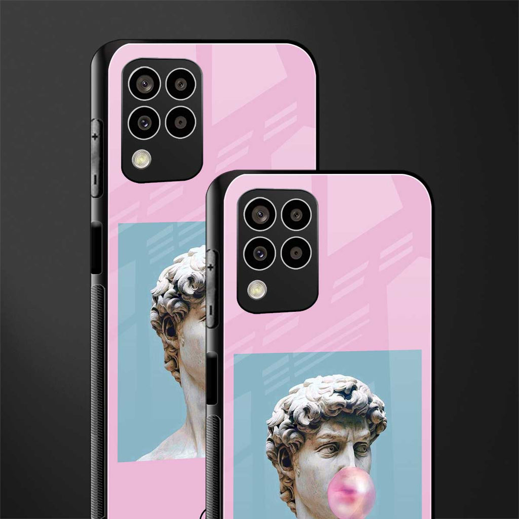 dope david michelangelo back phone cover | glass case for samsung galaxy m33 5g