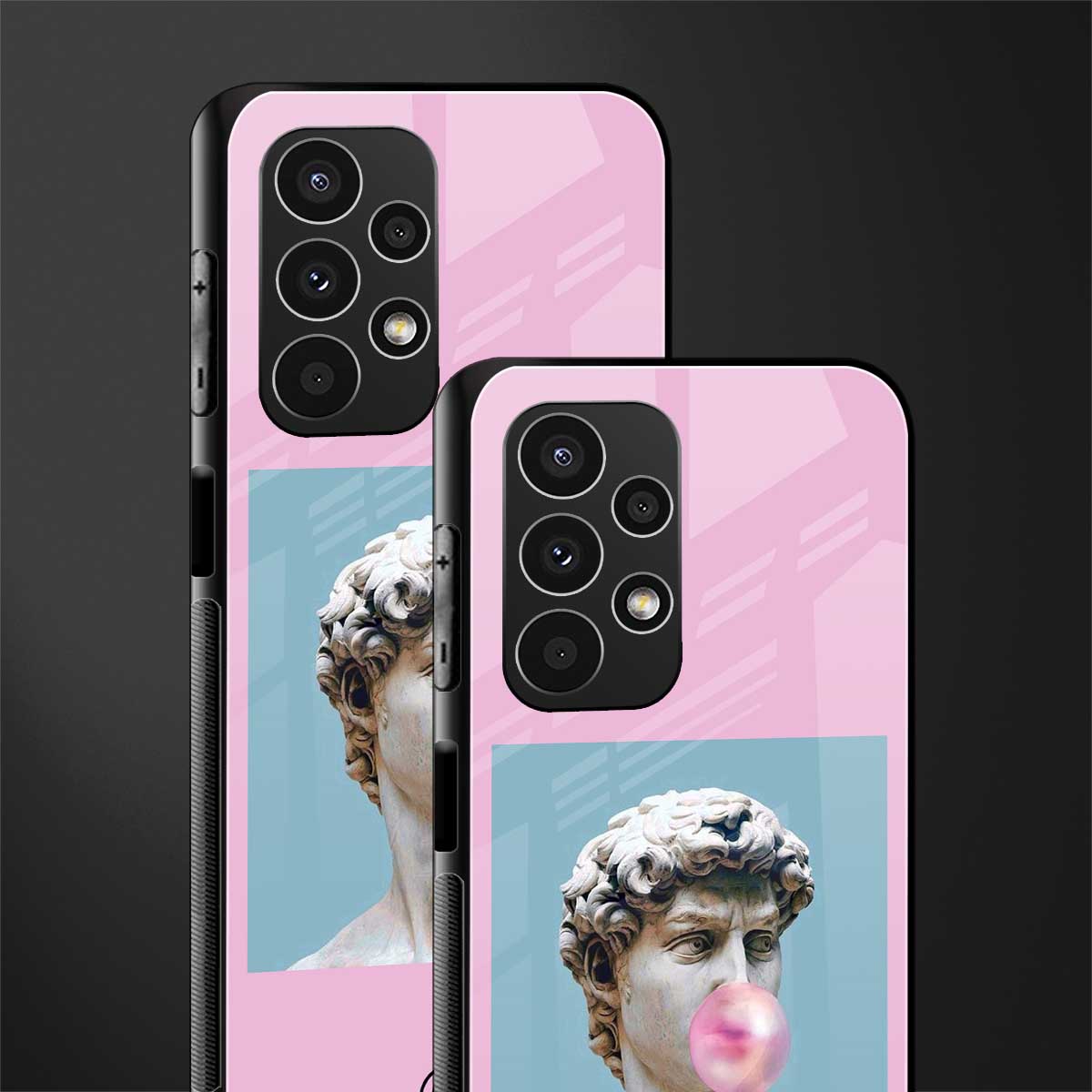 dope david michelangelo back phone cover | glass case for samsung galaxy a13 4g