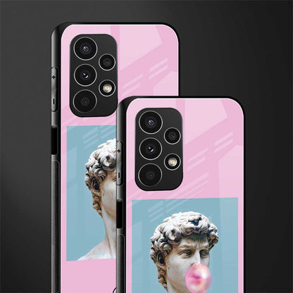 dope david michelangelo back phone cover | glass case for samsung galaxy a13 4g