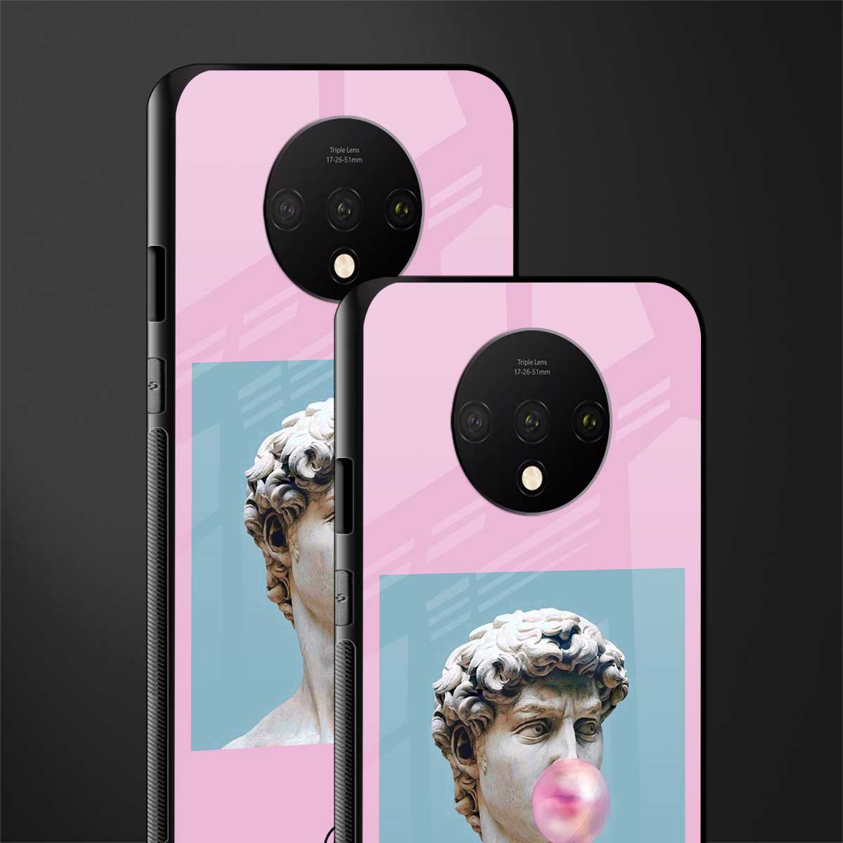 dope david michelangelo glass case for oneplus 7t image-2