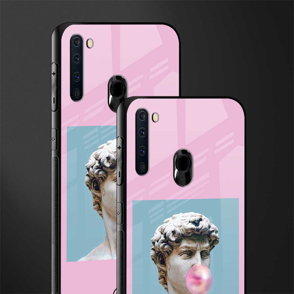 dope david michelangelo glass case for samsung a21 image-2