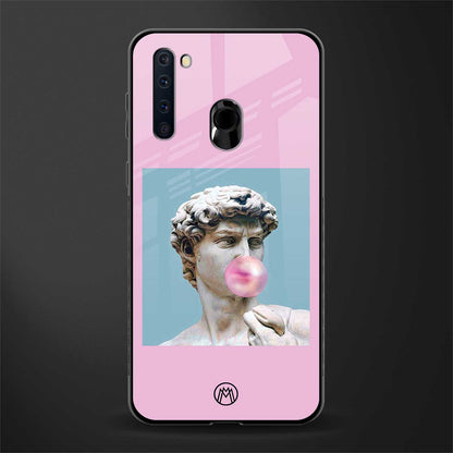 dope david michelangelo glass case for samsung a21 image