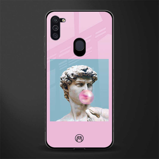 dope david michelangelo glass case for samsung galaxy m11 image