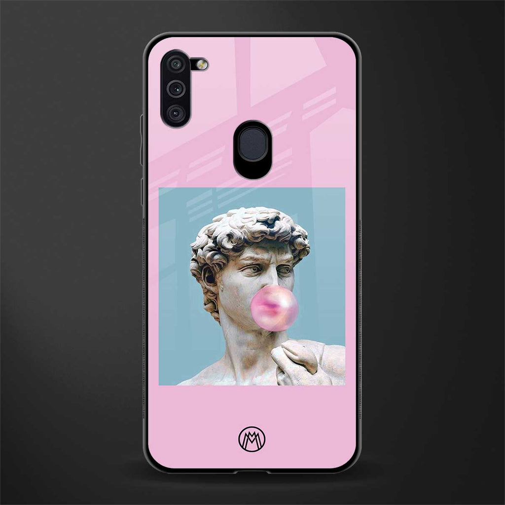dope david michelangelo glass case for samsung a11 image