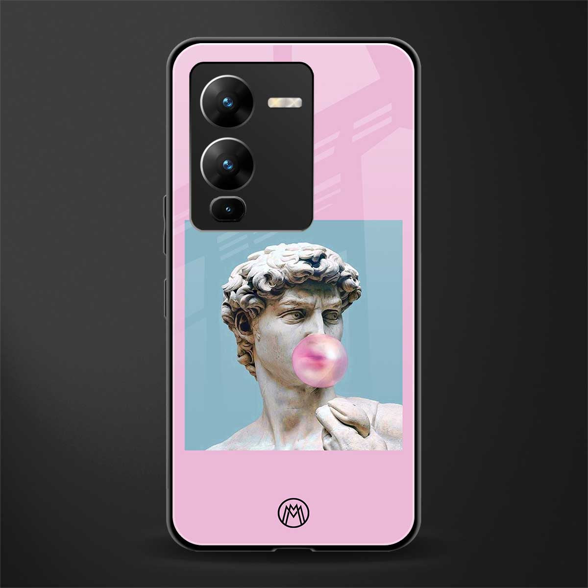 dope david michelangelo back phone cover | glass case for vivo v25 pro 5g