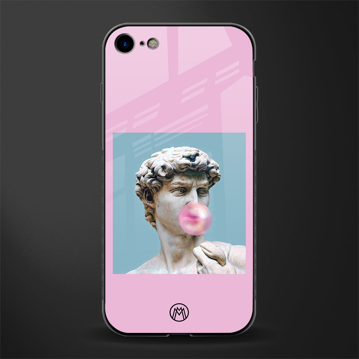 dope david michelangelo glass case for iphone se 2020 image