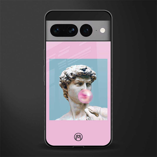 dope david michelangelo back phone cover | glass case for google pixel 7 pro