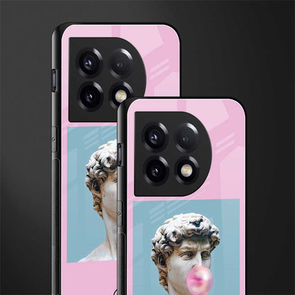 dope david michelangelo back phone cover | glass case for oneplus 11