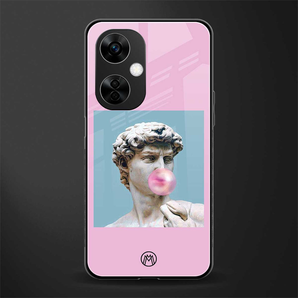dope david michelangelo back phone cover | glass case for oneplus nord ce 3 lite
