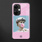 dope david michelangelo back phone cover | glass case for oneplus nord ce 3 lite