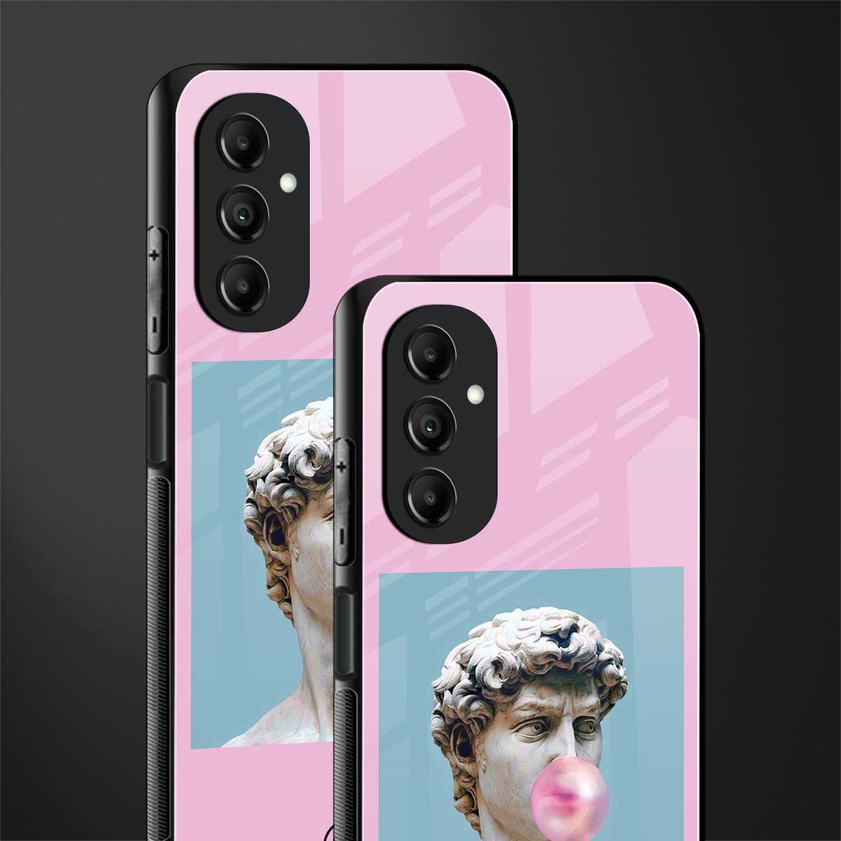 dope david michelangelo back phone cover | glass case for samsung galaxy a14 5g