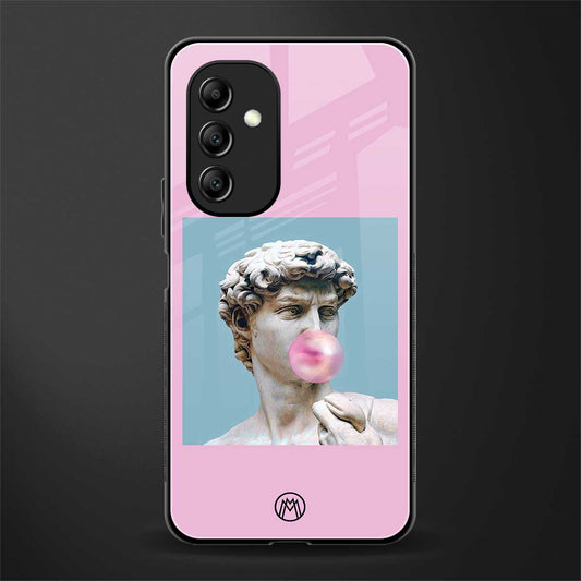 dope david michelangelo back phone cover | glass case for samsung galaxy a14 5g