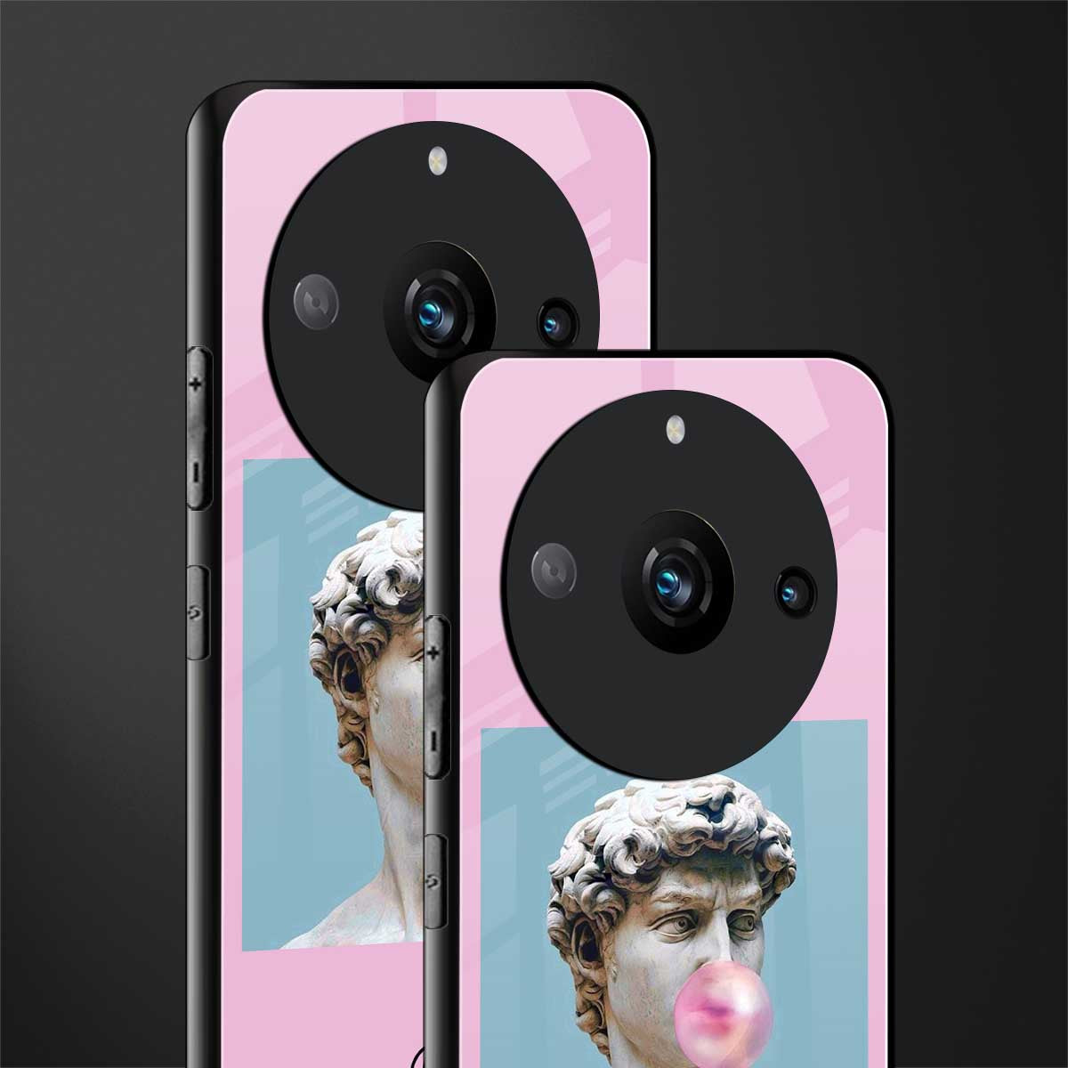 dope david michelangelo back phone cover | glass case for realme 11 pro 5g