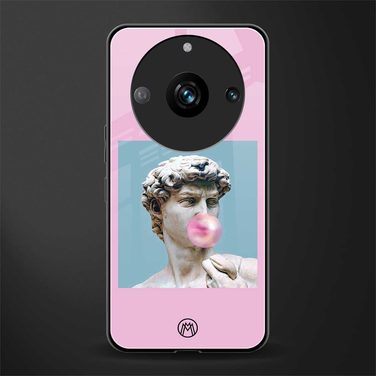 dope david michelangelo back phone cover | glass case for realme 11 pro 5g