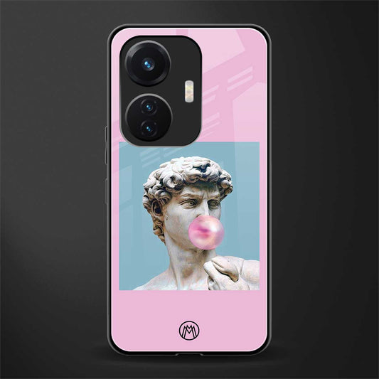 dope david michelangelo back phone cover | glass case for vivo t1 44w 4g