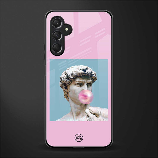 dope david michelangelo back phone cover | glass case for samsun galaxy a24 4g