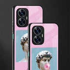 dope david michelangelo back phone cover | glass case for realme c55