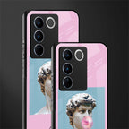 dope david michelangelo back phone cover | glass case for vivo v27 pro 5g