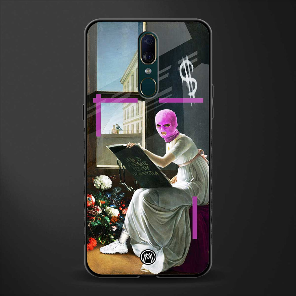 dope diva glass case for oppo f11 image